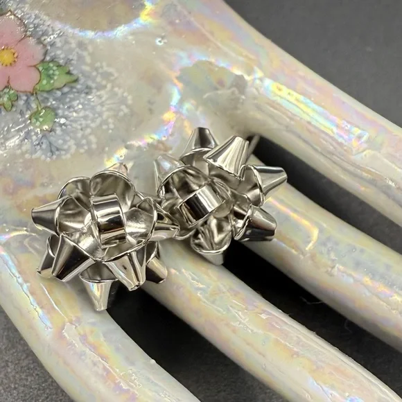 Kate Spade Silver-tone Bow Earrings - Picture 1 of 5